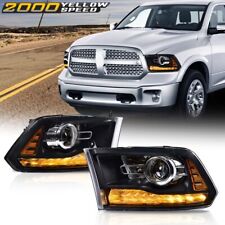 Fit For 2013-2018 Dodge Ram 1500 10-18 2500 3500 LED DRL Headlights Headlamps picture