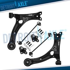 6pc Front Lower Control Arms Ball Joints Sway Bar for 2003-2008 Toyota Corolla picture