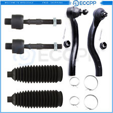 6x Fits 2004-08 Acura TSX & Honda Accord 2.4L Fornt Inner Outer Tie Rod End Kits picture