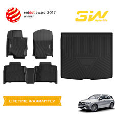 3W Floor Mats & Truck Liner for Mercedes-Benz GLE 2020-2024 All Weather Car Mat picture