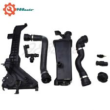 For BMW E46 Coolant Expansion Tank +Sensor +Mounting Plate +Thermostat+ Hoses picture