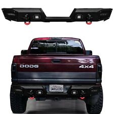 Vijay Fit 1994-2002 Dodge Ram 2500/3500 Steel Rear Bumper With LED Lights&D-Ring picture