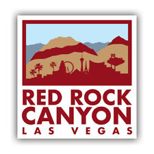 Red Rock Canyon Las Vegas Sticker Decal - Weatherproof - rv cycle hike travel picture