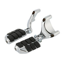 Chrome Passenger Footpegs W/ Mount Bracket Fit For Harley Sportster XL883 04-13 picture