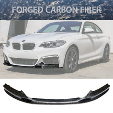 Clearance Sale Fits 14-21 BMW F22 MSport 3D Front Bumper Lip Forged Carbon Fiber picture
