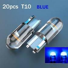 20Pcs LED T10 194 168 W5W Car Trunk Interior Map License Plate Light Bulb Blue picture