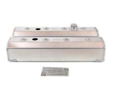 Canton 65-205 Valve Covers Small Block Fits Chevy Centerbolt Fab Alum With Fill picture