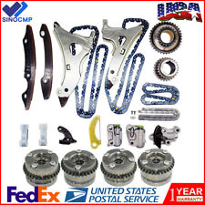 Camshaft Adjuster & Timing Chain Kit for M276 Mercedes W212 ML350 C300 3.0T 3.5L picture