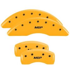 MGP Caliper Covers Set of 4 Yellow finish Black MGP picture