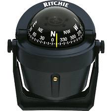 Ritchie Navigation Explorer BLK Marine Boat Compass B51 Bracket Mount 2.75