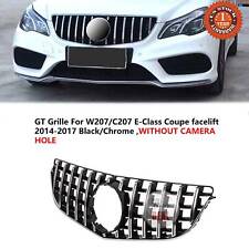 GT GRILLE for 2014-2017 Mercedes-Benz C207 W207 E-CLASS Coupe Chrome/Black picture