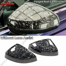 FORGED REAL CARBON FIBER MIRROR COVER FOR 2014-19 AUDI A3 S3 RS3 W/O LANE ASSIST picture