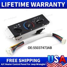 HVAC A/C & Heater Control w/ Blower Motor Switch 55037473AB For Jeep Wrangler TJ picture