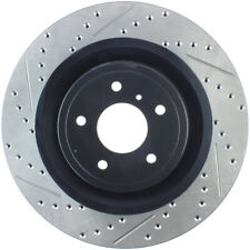 StopTech 127.42100R Front Right Drilled Brake Rotor for 09-13 FX50 / 09-19 370Z picture