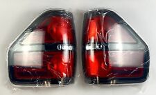 Rear Back Smoked Black Out Tail Lights Genuine for Ford F150 2009-2014 picture