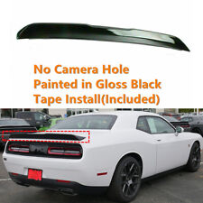 Fit For Dodge Challenger 08-2021 Painted Rear Trunk Lip Spoiler Wing Gloss Black picture