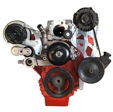LS Alternator and Power Steering with AC R4 Bracket Combo Pack LQ LS2 LS3 Vortec picture