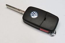 NEW VW REMOTE UNCUT KEY FACTORY OEM TRANSMITTER HLO 1J0 959 753 F FOB CLICKER  picture
