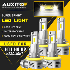 9005 9006 H11 LED Headlight Super Bright Bulbs Kit 6500k White 26000LM High/Low picture