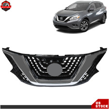 Fit For 2015 2016-2018 Nissan Murano Front Bumper Upper Grille Black Mesh Grill picture