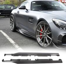 Mercedes Benz AMG GT GTS GT S Carbon Fiber Side Skirts Side Extensions C190 picture