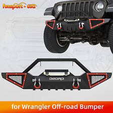 Front Bumper for 2018-2024 Jeep Wrangler JL / 2020-2023 Gladiator JT w/ D-Rings picture
