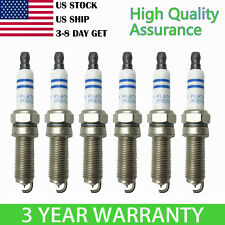 6 PCS Bosch YR7MPP33 OEM Spark Plugs For Mercedes Benz Double Platinum GERMANY picture