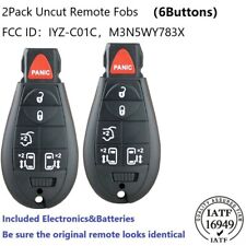 2 For 2008-2015 Chrysler Town and Country Keyless Entry Remote Van Key Fob 6B picture