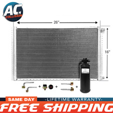 Universal Condenser Parallel Flow Kit 16 x 26 with Receiver Drier A/C AC picture