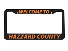 Welcome to Hazzard County Dukes Of Hazard Bo Luke Charger License Plate Frame picture