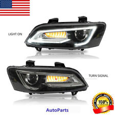 Fits 2008-2009 Pontiac G8 LED Bar Projector Headlights+Turn Signal Lamps picture