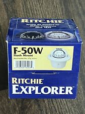 Ritchie F-50W Explorer Compass - Flush Mount - White picture