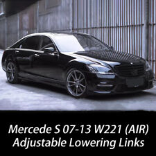 For 2007-13 MERCEDES BENZ S CLASS W221 ADJUSTABLE LOWERING LINKS AIR SUSPENSION picture