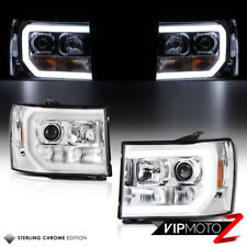 CYCLOP OPTIC TUBE DRL Projector Headlights For 2007-2013 GMC Sierra 1500 2500 picture