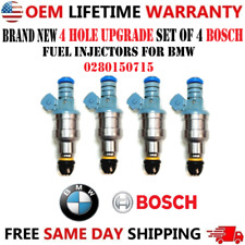 4 pcs NEW BOSCH 4 Hole Upgrade Fuel Injectors for 1995, 1996, 97 BMW 850ci 5.4L picture