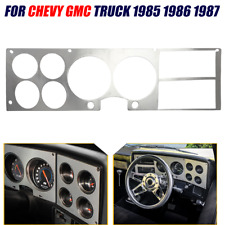 For Chevy GMC Truck 1985 1986 1987 Dash Bezel Brushed Aluminum Insert 81-9281-A picture