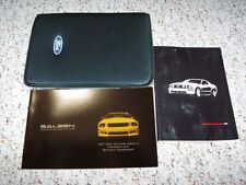 2007 Ford Mustang Saleen S281 Extreme Coupe Convertible Owner Manual Set 3V E picture