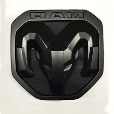 1x OEM Ram Rear Tailgate Emblem Badge Decal Ram 1500 2500 3500 Black fit 2019 picture