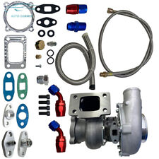 GT30 GT3037 GT3076 Turbo charger 500BHP 0.82 A/R Oil Drain Return Feed Line kit picture