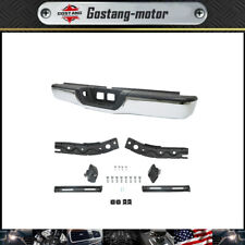 For 2000-2006 Toyota Tundra Chrome Steel Rear Step Bumper Complete Assembly picture