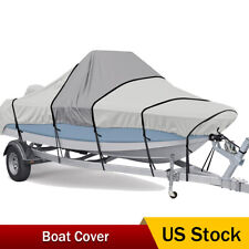 1200D Boat Cover Heavy Duty Center Console Boat Cover for 17-19ft w/ Motor Cover picture
