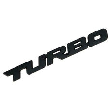 3D TURBO Metal Chrome Logo Sport Car Badge Emblem Decal Sticker Car Accessories. picture