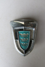 Vintage Trunk Lid Emblem Chrome Bezel 1598602 for Chrysler Windsor 1955 picture