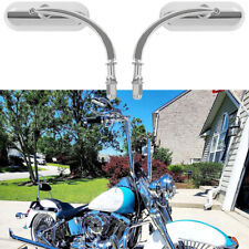 Chrome Motorcycle Rear View Mirrors For Harley Heritage Softail Classic FLSTC picture