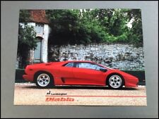 1990 1991 Lamborghini Diablo Original 1-page Sales Brochure Sheet picture