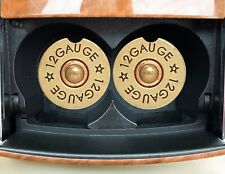 12 gauge Shotgun Shell Car Coasters 2 pk picture