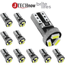 Jtech 10x T5 White 3 SMD LED Instrument Panel Dash Light Bulb 74 17 37 70 2721 picture