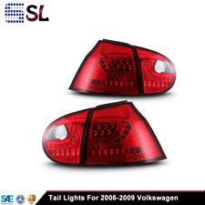 Rear Tail Lights For 2006-2009 VW Golf 5 GTI Rabbit LED Brake Red Signal Lamps picture