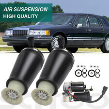 3PCS Rear Air Suspension Bags Compressor For Lincoln Town Car Crown Victoria picture