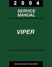2004 Dodge Viper Shop Service Repair Manual picture